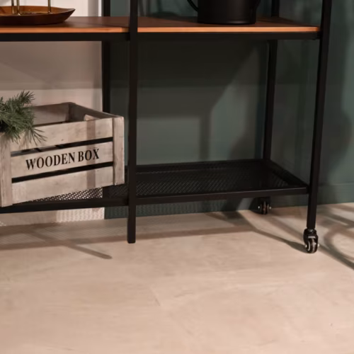 Кварцвиниловый SPC ламинат Vinilam Ceramo Stone Бетон Белый 71615 940×470×8