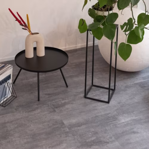 Кварцвиниловый SPC ламинат Vinilam Ceramo Stone Цемент Серый 71616 940×470×8