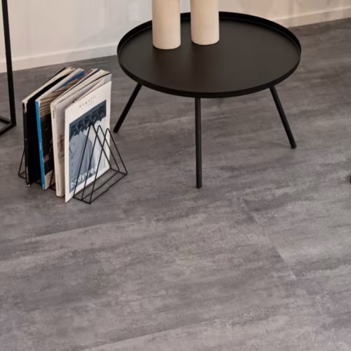 Кварцвиниловый SPC ламинат Vinilam Ceramo Stone Цемент Серый 71616 940×470×8