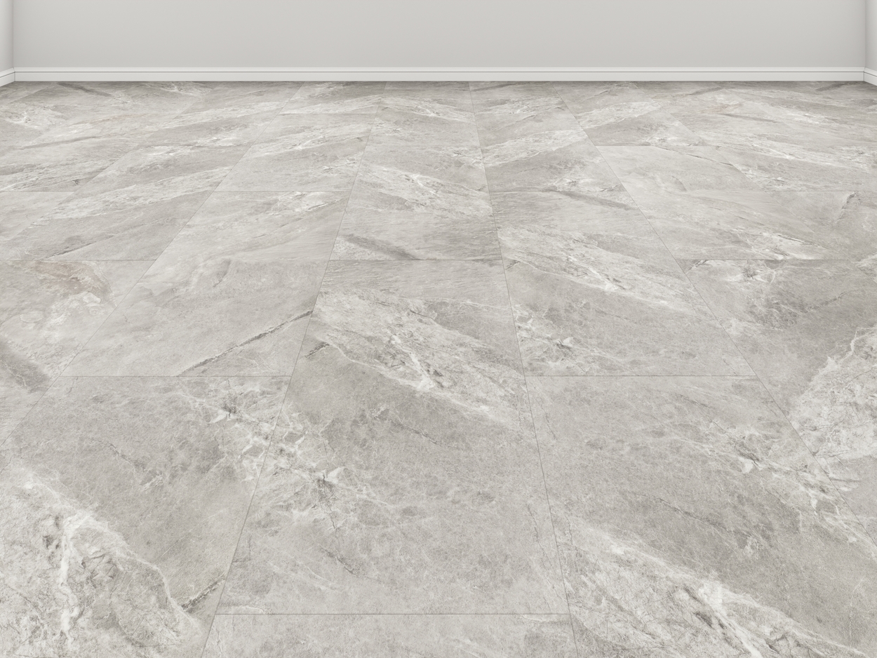 Кварцвиниловый SPC ламинат Vinilam Ceramo Stone Тосканский Камень 91902 940×470×8 фото в интерьере