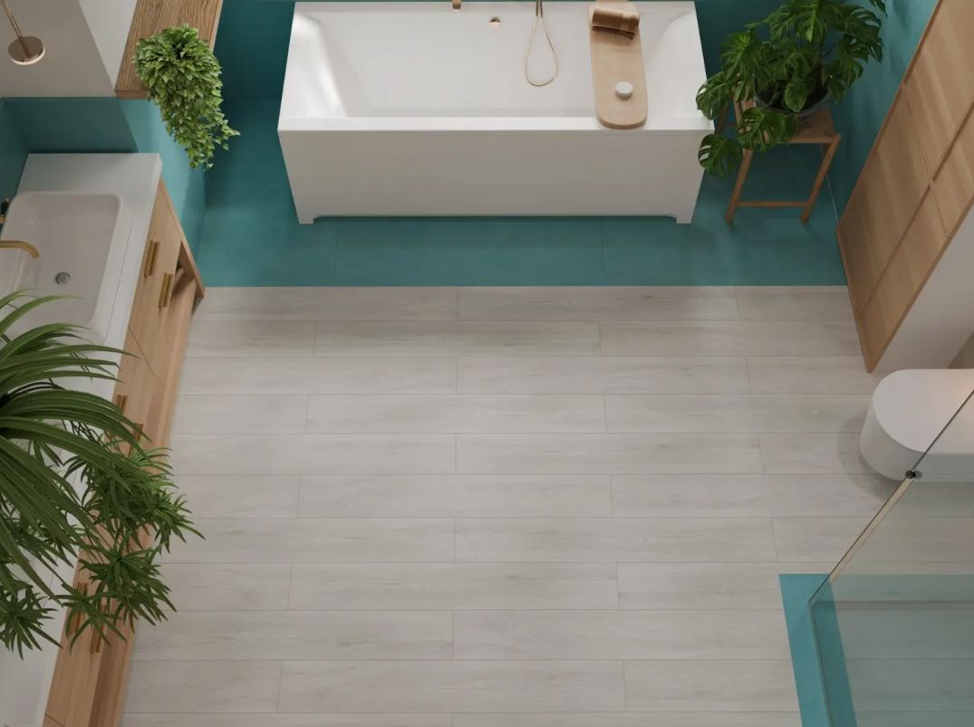 Кварцвиниловый SPC ламинат Alpine Floor Grand Sequoia Атланта ECO 11-208 MC 1220×183×5 фото в интерьере