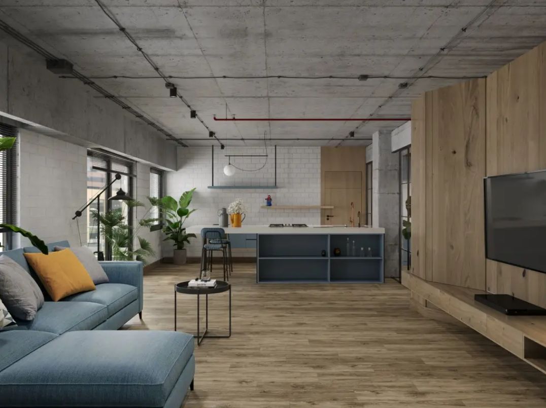 Кварцвиниловый SPC ламинат Alpine Floor Grand Sequoia Венге Грей ECO 11-808 MC 1220×183×5 фото в интерьере