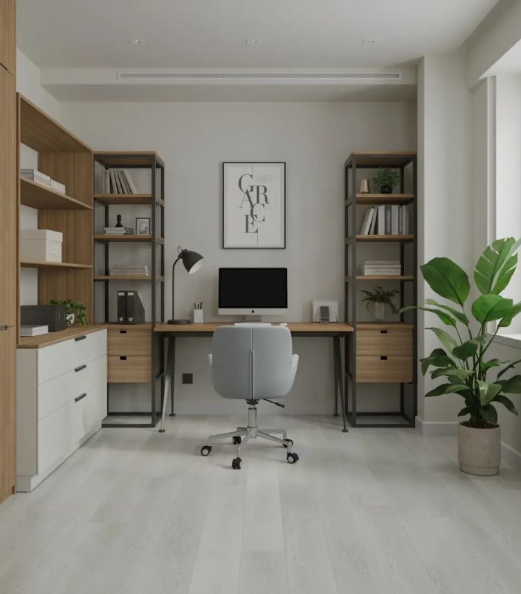 Кварцвиниловый SPC ламинат Alpine Floor Grand Sequoia Дейнтри ECO 11-1208 MC 1524×180×5 фото в интерьере