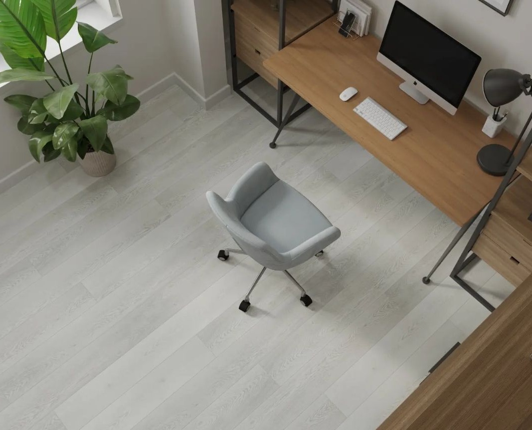 Кварцвиниловый SPC ламинат Alpine Floor Grand Sequoia Дейнтри ECO 11-1208 MC 1524×180×5 фото в интерьере