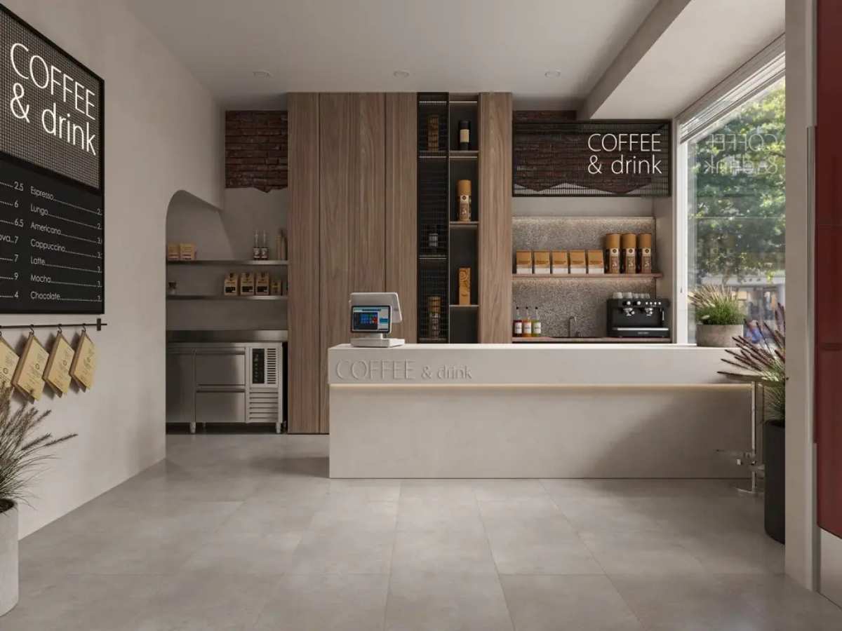 Кварцвиниловая плитка Alpine Floor клеевая Stone Premium LVT Слатэджейм ECO 26-4 940×470×2,5 фото в интерьере