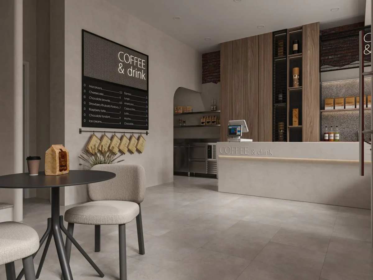 Кварцвиниловая плитка Alpine Floor клеевая Stone Premium LVT Слатэджейм ECO 26-4 940×470×2,5 фото в интерьере