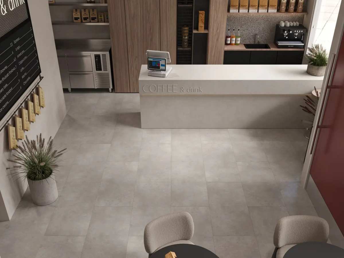 Кварцвиниловая плитка Alpine Floor клеевая Stone Premium LVT Слатэджейм ECO 26-4 940×470×2,5 фото в интерьере