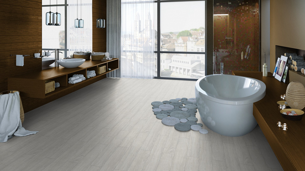 Кварцвиниловая плитка Tarkett Art Vinyl клеевая Epic Craig 257016002 914,4×152,4×2,7 фото в интерьере