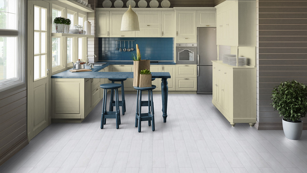 Кварцвиниловая плитка Tarkett Art Vinyl клеевая Epic Hans 257016001 914,4×152,4×2,7 фото в интерьере