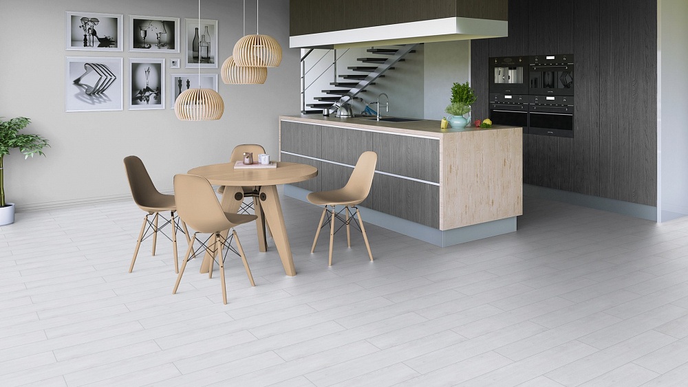 Кварцвиниловая плитка Tarkett Art Vinyl клеевая Epic Hans 257016001 914,4×152,4×2,7 фото в интерьере