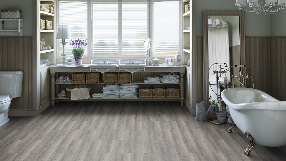 Кварцвиниловая плитка Tarkett Art Vinyl клеевая Epic Howard 257016008 914,4×152,4×2,7 фото в интерьере