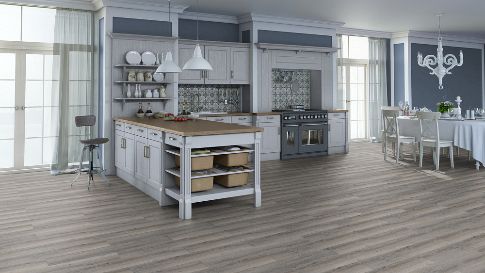 Кварцвиниловая плитка Tarkett Art Vinyl клеевая Epic Howard 257016008 914,4×152,4×2,7 фото в интерьере