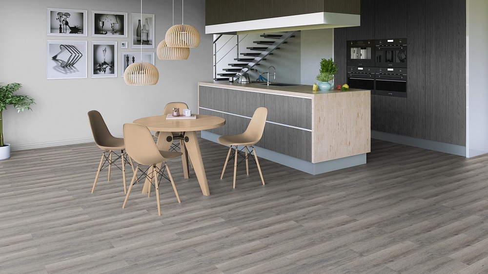 Кварцвиниловая плитка Tarkett Art Vinyl клеевая Epic Howard 257016008 914,4×152,4×2,7 фото в интерьере