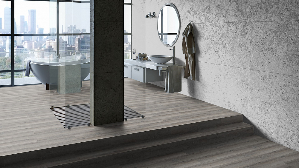 Кварцвиниловая плитка Tarkett Art Vinyl клеевая Epic Howard 257016008 914,4×152,4×2,7 фото в интерьере