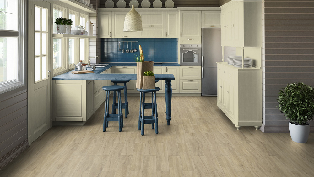 Кварцвиниловая плитка Tarkett Art Vinyl клеевая Epic James 257016005 914,4×152,4×2,7 фото в интерьере