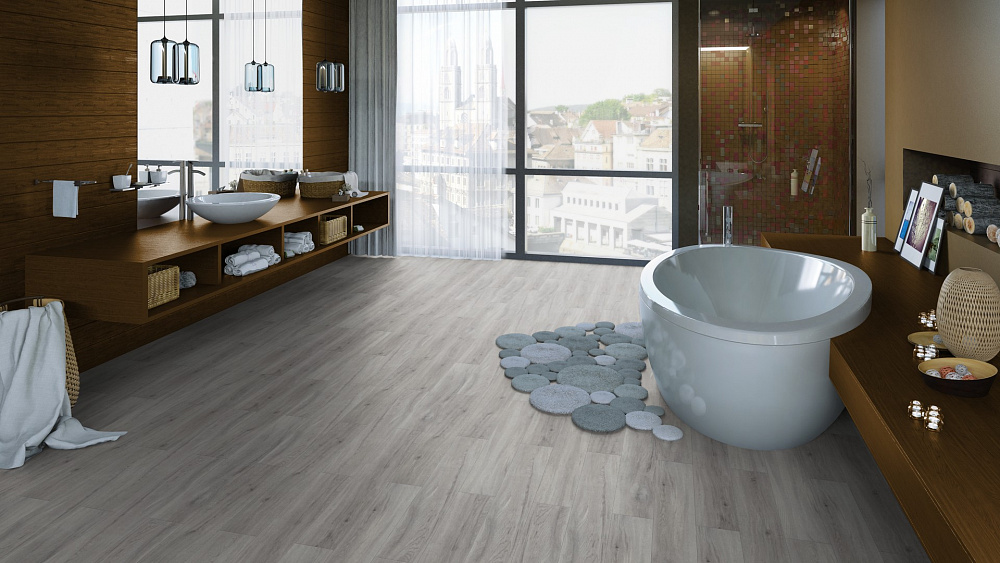 Кварцвиниловая плитка Tarkett Art Vinyl клеевая Epic Joel 257016004 914,4×152,4×2,7 фото в интерьере