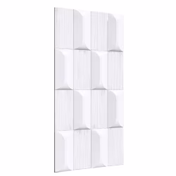 Стеновая панель 3D под покраску Alpine Walls Geometrium ECOGR0210W 1200×600×25