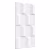 Стеновая панель 3D под покраску Alpine Walls Geometrium ECOGR0210W 1200×600×25