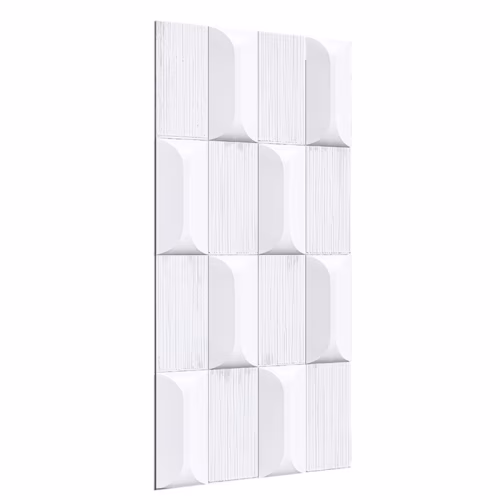 Стеновая панель 3D под покраску Alpine Walls Geometrium ECOGR0210W 1200×600×25