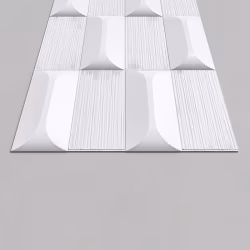 Стеновая панель 3D под покраску Alpine Walls Geometrium ECOGR0210W 1200×600×25