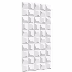 Стеновая панель 3D под покраску Alpine Walls Geometrium ECOGR0202W 1200×600×25