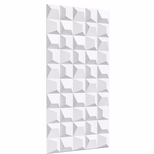 Стеновая панель 3D под покраску Alpine Walls Geometrium ECOGR0202W 1200×600×25