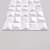 Стеновая панель 3D под покраску Alpine Walls Geometrium ECOGR0202W 1200×600×25