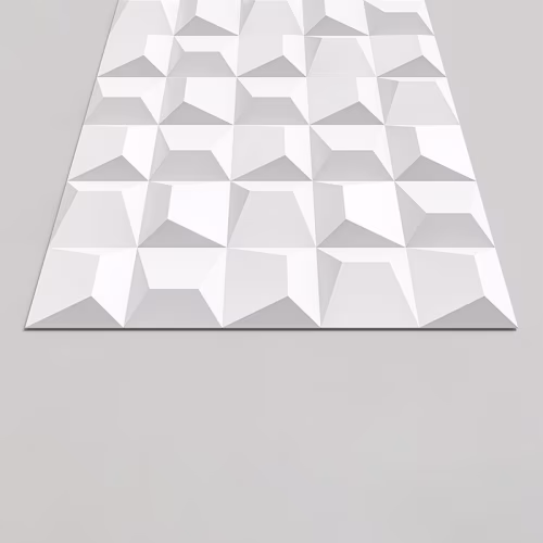 Стеновая панель 3D под покраску Alpine Walls Geometrium ECOGR0202W 1200×600×25