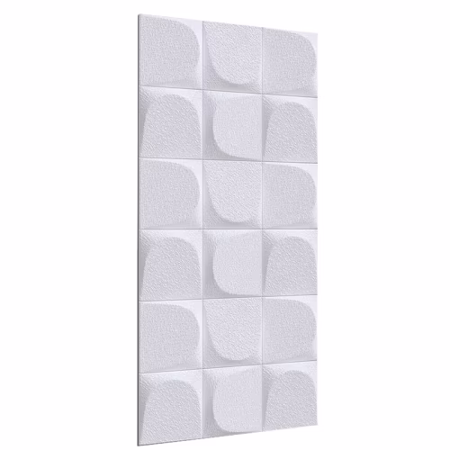Стеновая панель 3D под покраску Alpine Walls Geometrium ECOGR0203W 1200×600×25
