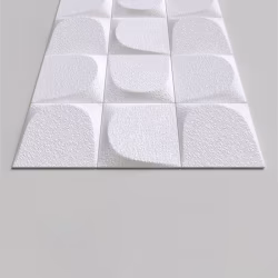 Стеновая панель 3D под покраску Alpine Walls Geometrium ECOGR0203W 1200×600×25