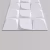 Стеновая панель 3D под покраску Alpine Walls Geometrium ECOGR0203W 1200×600×25