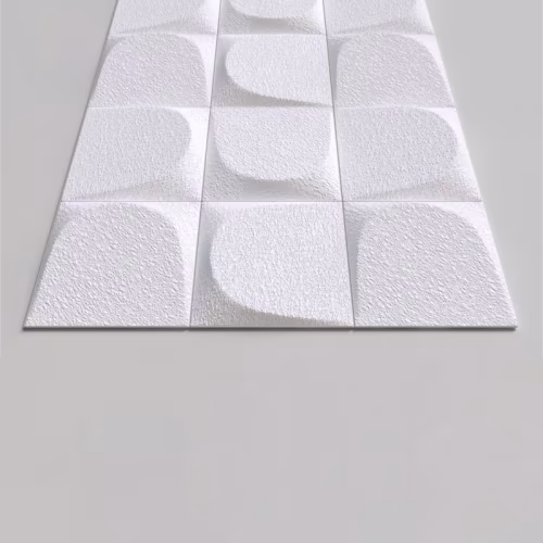 Стеновая панель 3D под покраску Alpine Walls Geometrium ECOGR0203W 1200×600×25