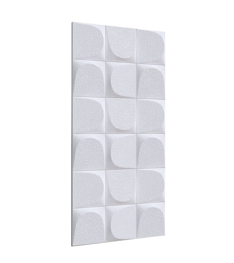 Стеновая панель 3D под покраску Alpine Walls Geometrium ECOGR0203W 1200×600×25