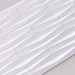 Стеновая панель 3D под покраску Alpine Walls Geometrium ECOGR0205W 1200×600×25
