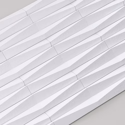 Стеновая панель 3D под покраску Alpine Walls Geometrium ECOGR0205W 1200×600×25