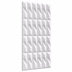Стеновая панель 3D под покраску Alpine Walls Geometrium ECOGR0206W 1200×600×25