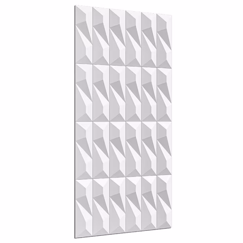Стеновая панель 3D под покраску Alpine Walls Geometrium ECOGR0206W 1200×600×25