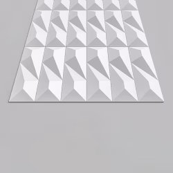 Стеновая панель 3D под покраску Alpine Walls Geometrium ECOGR0206W 1200×600×25
