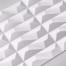 Стеновая панель 3D под покраску Alpine Walls Geometrium ECOGR0206W 1200×600×25