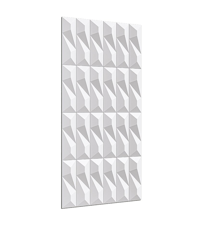 Стеновая панель 3D под покраску Alpine Walls Geometrium ECOGR0206W 1200×600×25