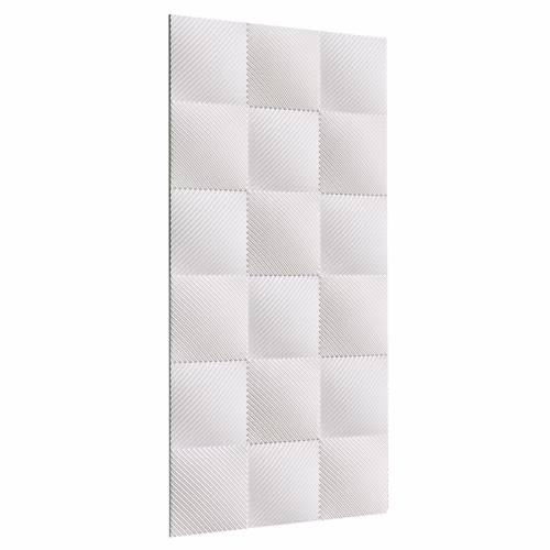 Стеновая панель 3D под покраску Alpine Walls Geometrium ECOGR0207W 1200×600×25