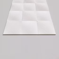 Стеновая панель 3D под покраску Alpine Walls Geometrium ECOGR0207W 1200×600×25