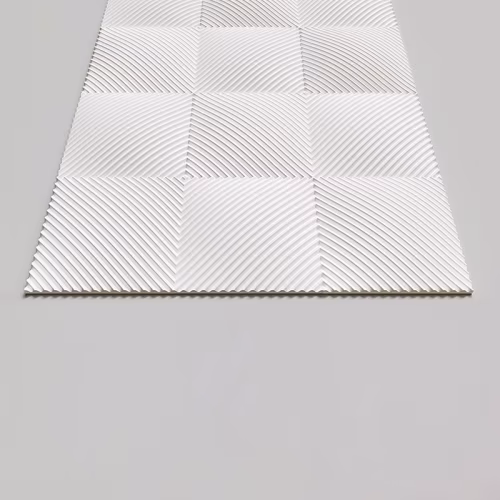 Стеновая панель 3D под покраску Alpine Walls Geometrium ECOGR0207W 1200×600×25