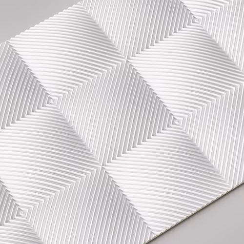 Стеновая панель 3D под покраску Alpine Walls Geometrium ECOGR0207W 1200×600×25