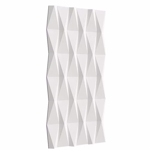 Стеновая панель 3D под покраску Alpine Walls Geometrium ECOGR0208W 1200×600×25