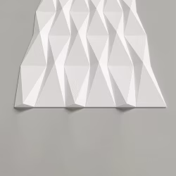 Стеновая панель 3D под покраску Alpine Walls Geometrium ECOGR0208W 1200×600×25