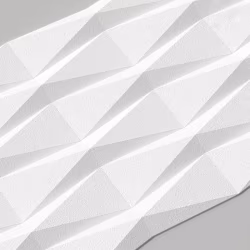 Стеновая панель 3D под покраску Alpine Walls Geometrium ECOGR0208W 1200×600×25