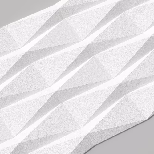 Стеновая панель 3D под покраску Alpine Walls Geometrium ECOGR0208W 1200×600×25