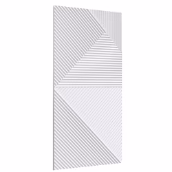 Стеновая панель 3D под покраску Alpine Walls Geometrium ECOGR0209W 1200×600×25