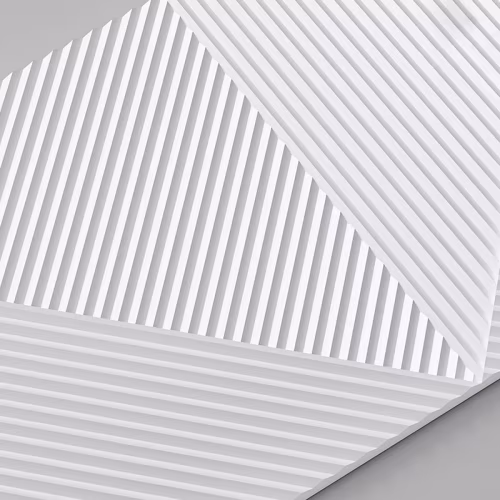 Стеновая панель 3D под покраску Alpine Walls Geometrium ECOGR0209W 1200×600×25